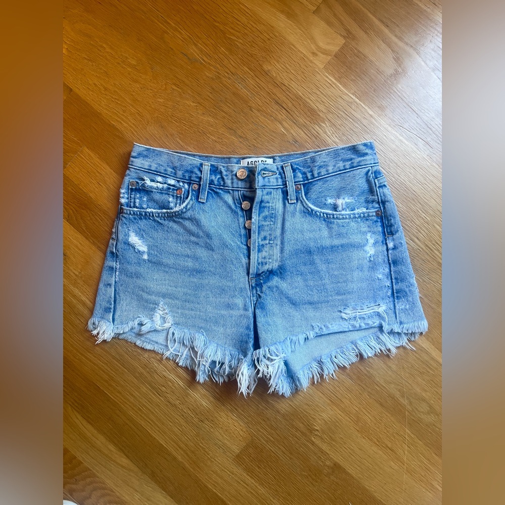 AGOLDE Parker Vintage Cutoff Denim Shorts